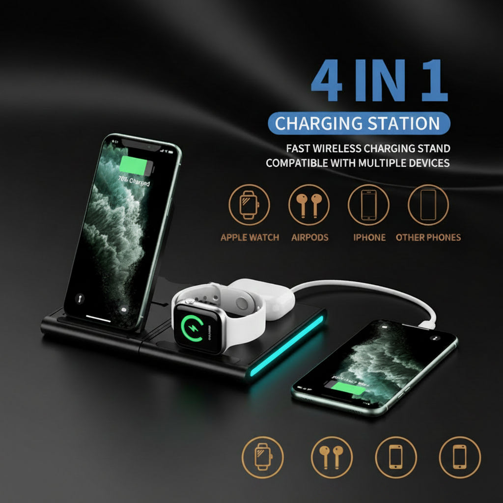 Magnetic Power Tiles wireless charging station — Ventory Pro wireless chargers