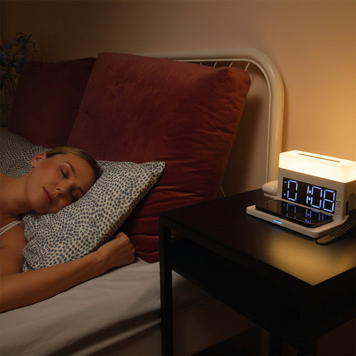 Wireless charger alarm clock Ventory Pro