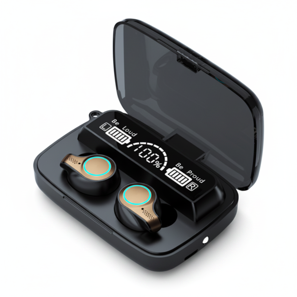 Large Capacity Wireless Earbuds Sports Bluetooth TWS Headset