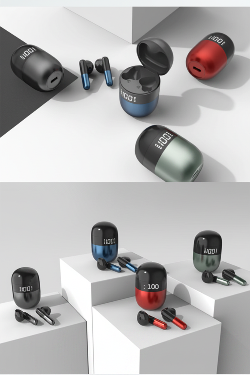 Comfortable Wear HIFI Stereo Sport Bluetooth TWS Wireless Headsets