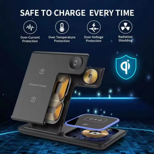 3-in-1 wireless charging station for everyday devices