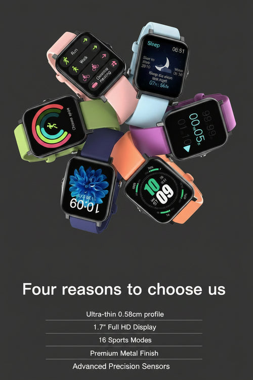 Smartwatch heart rate monitor fitness tracking sport mode