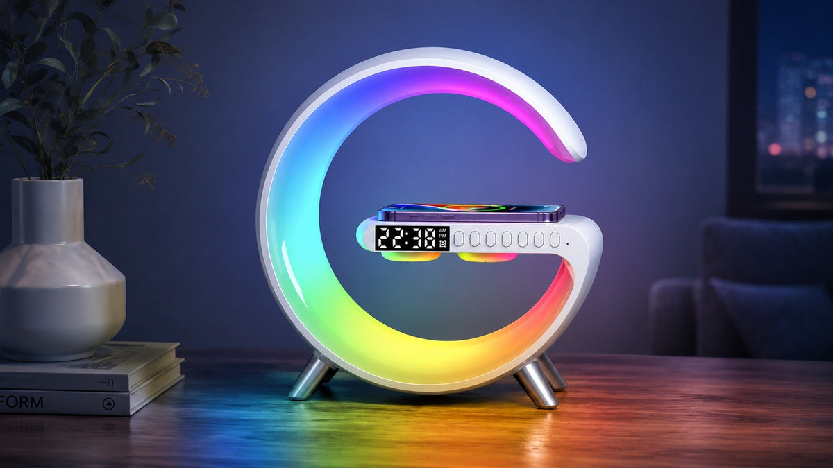 Ventory Pro 4-in-1 wireless charging station with RGB night light